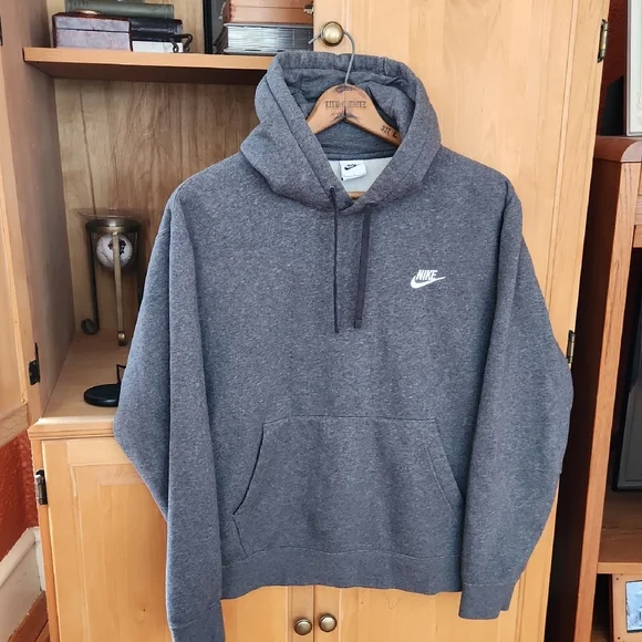 Nike Charcoal Men's Hoodie - Picture 1 of 3
